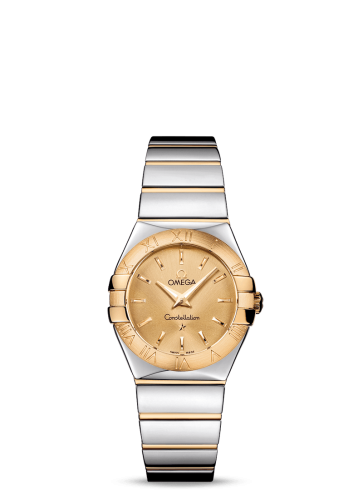 Omega Constellation Quartz 27 Polished Stainless Steel / Yellow Gold / Champagne
